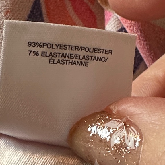 Pappagallo Pink and Orange Floral Tunic - Picture 9 of 13